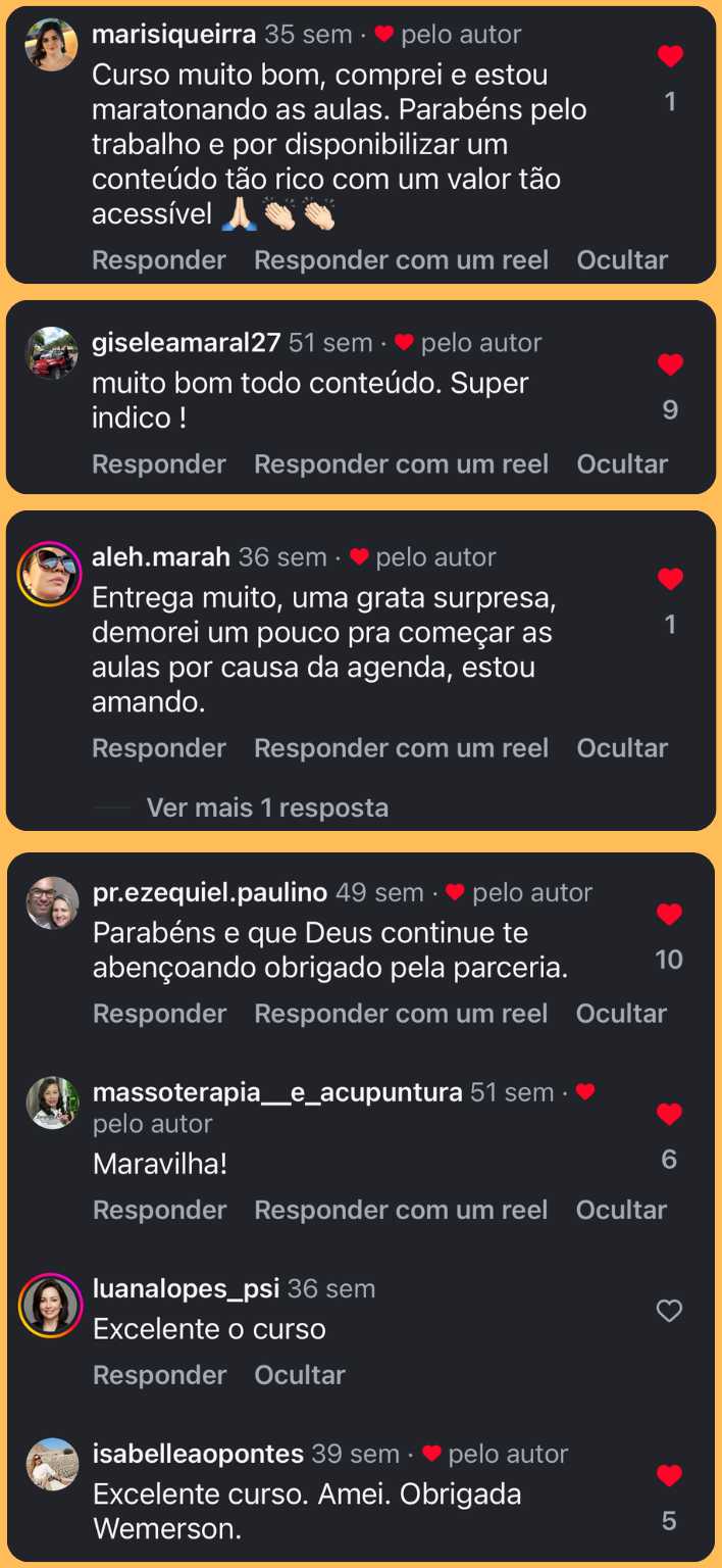 Depoimentos de gratidão